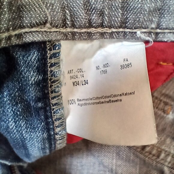 Roberto Bari by Engbers Jeans - Mens -  Size 34 / 34  - European Designer - Picture 9 of 12